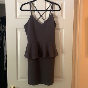 Grey mini dress!